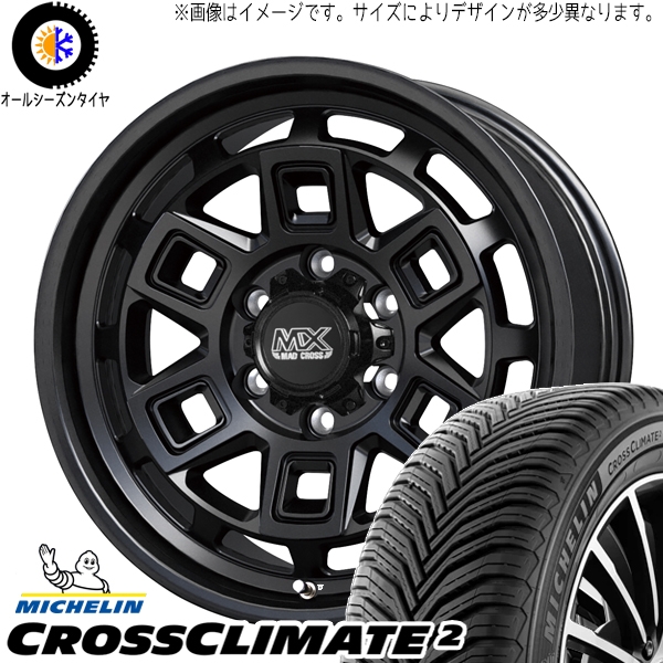 245/65R17 RAV4 デリカ MICHELIN マッドクロス 17インチ 7.0J +38 5H114.3P オールシーズンタイヤ ホイールセット 4本｜tireshop