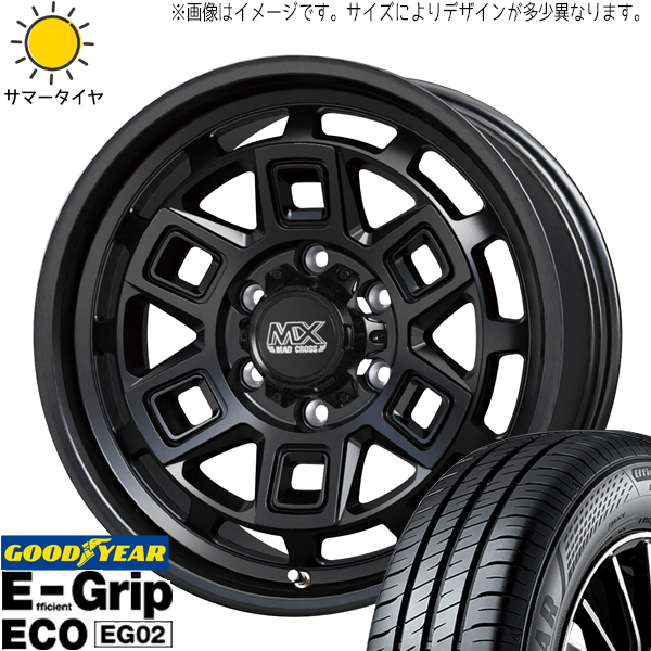 クラウン CX 3 デリカ 215/60R16 グッドイヤー EG02 マッドクロス 16インチ 7.0J +38 5H114.3P サマータイヤ ホイール 4本SET :aever 167042 eg02 21560:TireShop All Terrain