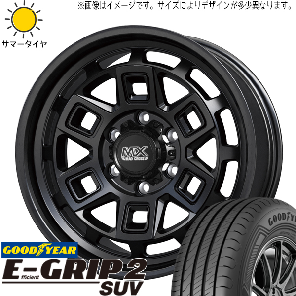 ハリアー RAV4 225/65R17 グッドイヤー エフィシェントグリップ2 マッドクロス 17インチ 7.0J +38 5H114.3P サマータイヤ ホイール 4本SET :aever 177040 eg2s 22565:TireShop All Terrain