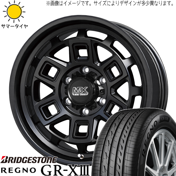 60系 プリウス 195/60R17 ブリヂストン REGNO GRX3 マッドクロス 17インチ 7.0J +38 5H114.3P サマータイヤ ホイール 4本SET :aever 177040 grx3 19560:TireShop All Terrain