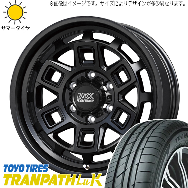 NBOX タント スペーシア 165/55R15 トーヨータイヤ トランパス LuK マッドクロス 15インチ 4.5J +45 4H100P サマータイヤ ホイール 4本SET :aever 154545 luk 1655515:TireShop All Terrain