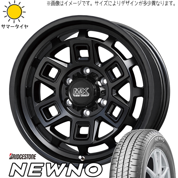 215/60R16 サマータイヤホイールセット クラウン etc (BRIDGESTONE NEWNO & MADCROSS AEVER 5穴 114.3)｜tireshop