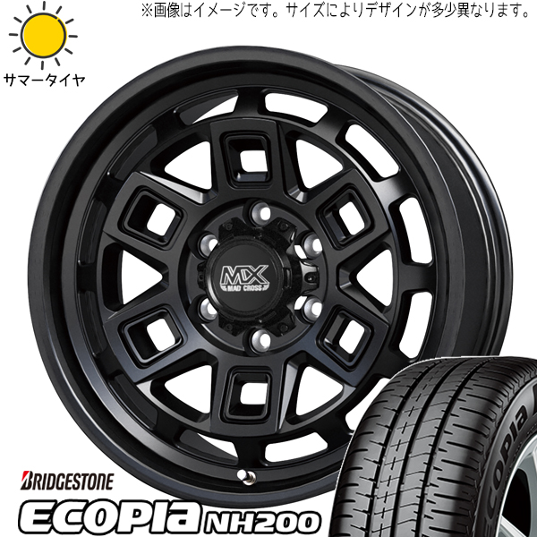 ソリオ デリカD:2 165/65R15 ブリヂストン エコピア NH200C マッドクロス 15インチ 4.5J +45 4H100P サマータイヤ ホイール 4本SET :aever 154545 nh200 1656515:TireShop All Terrain