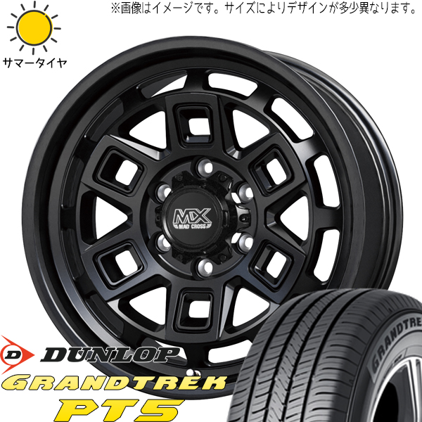 スズキ ジムニー 225/70R16 ダンロップ グラントレック PT5 マッドクロス 16インチ 5.5J +20 5H139.7P サマータイヤ ホイール 4本SET :aever 165522 pt5 22570:TireShop All Terrain