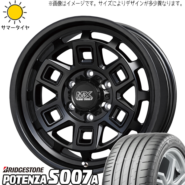 オーリス 225/45R17 ブリヂストン ポテンザ S007A マッドクロス 17インチ 7.0J +38 5H114.3P サマータイヤ ホイール 4本SET :aever 177040 s007a 22545:TireShop All Terrain