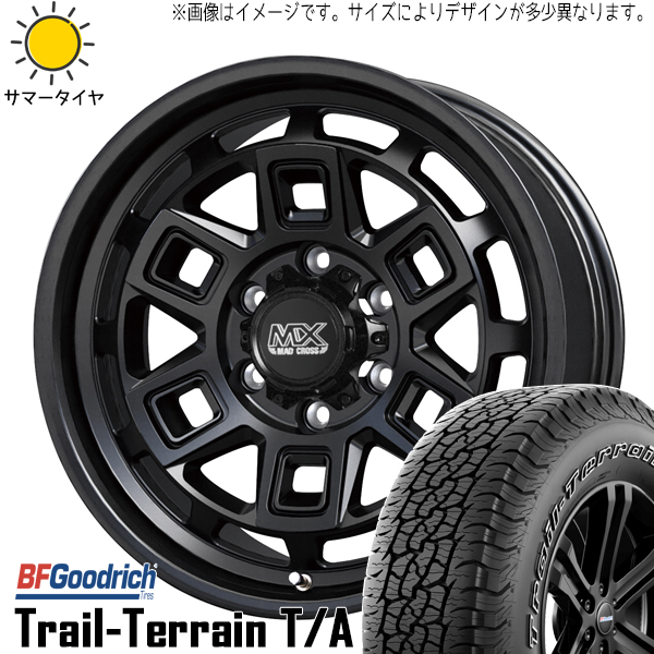 ハリアー RAV4 225/65R17 BFグッドリッチ トレイルテレーン マッドクロス 17インチ 7.0J +38 5H114.3P サマータイヤ ホイール 4本SET :aever 177040 trail 22565:TireShop All Terrain