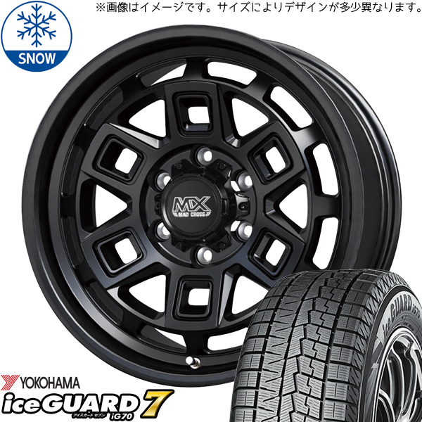 165/65R14 スタッドレスタイヤホイールセット ルーミー etc (YOKOHAMA iceGUARD7 & MADCROSS AEVER 4穴 100)｜tireshop