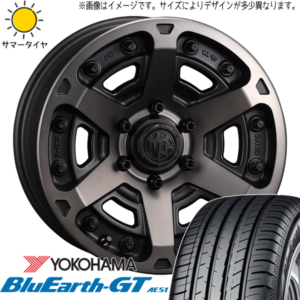 キックス ジューク 205/65R16 Y/H ブルーアースGT AE51 マーテルギア アーマー 16インチ 7.0J +35 5H114.3P サマータイヤ ホイール 4本SET :armor bc 167038 ae51 20565:TireShop All Terrain