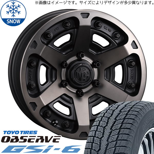 デリカ エクリプスクロス 225/70R16 TOYO オブザーブ GSI6 MG アーマー 16インチ 7.0J +35 5H114.3P スタッドレスタイヤ ホイール 4本SET :armor bc 167035 gsi6 22570:TireShop All Terrain