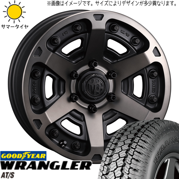 スズキ ジムニーシエラ 215/70R16 GY ラングラー A/T S マーテルギア アーマー 16インチ 6.0J 5 5H139.7P サマータイヤ ホイール 4本SET :armor bc 1660 5 wrats 21570:TireShop All Terrain