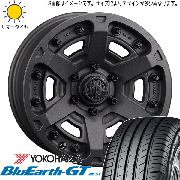 キックス ジューク 205/65R16 Y/H ブルーアースGT AE51 マーテルギア アーマー 16インチ 7.0J +35 5H114.3P サマータイヤ ホイール 4本SET :armor sb 167038 ae51 20565:TireShop All Terrain