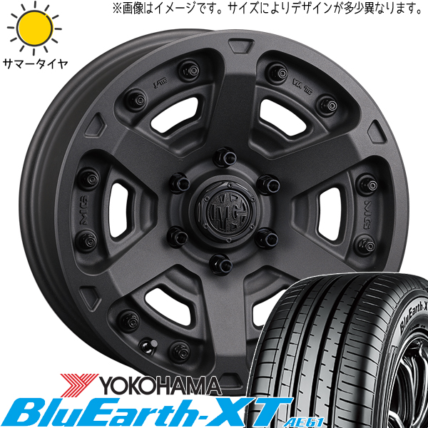 エクストレイル 215/70R16 ホイールセット | ヨコハマ ジオランダー AE61 \u0026 マーテル アーマー 16インチ 5穴114.3