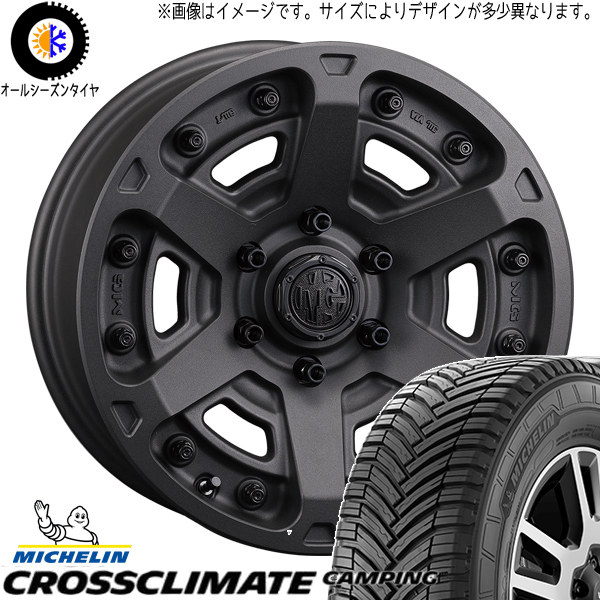 スズキ ジムニーシエラ 225/75R16 CROSSCLIMATE Camping MG アーマー 16インチ 6.0J 5 5H139.7P オールシーズンタイヤ ホイール 4本SET :armor sb 1660 5 cccamp 22575:TireShop All Terrain