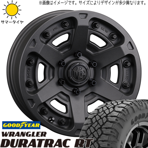 ジムニーシエラ JB74 225/75R16 ホイールセット | グッドイヤー ラングラー RT \u0026 マーテル アーマー 16インチ 5穴139.7