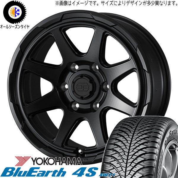 カローラクロス 215/60R17 Y/H ブルーアース 4S AW21 スタットベルク 17インチ 7.0J +38 5H114.3P オールシーズンタイヤ ホイール 4本SET :berge sb 177040 aw21 21560:TireShop All Terrain