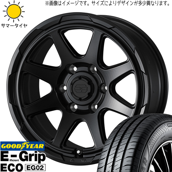 215/65R16 サマータイヤホイールセット ハイエース (GOODYEAR EG02 & STADBERGE 6穴 139.7)｜tireshop