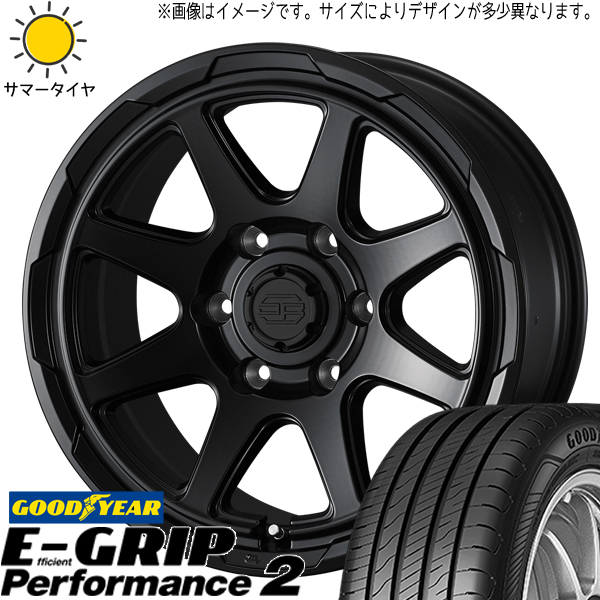 ハイエース 215/65R16 グッドイヤー パフォーマンス2 スタットベルク 16インチ 6.5J +38 6H139.7P サマータイヤ ホイール 4本SET :berge sb 166538 egpf2 21565:TireShop All Terrain