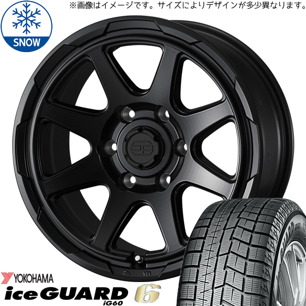 165/70R14 スタッドレスタイヤホイールセット ソリオ etc (YOKOHAMA iceGUARD6 & STADBERGE 4穴 100)｜tireshop