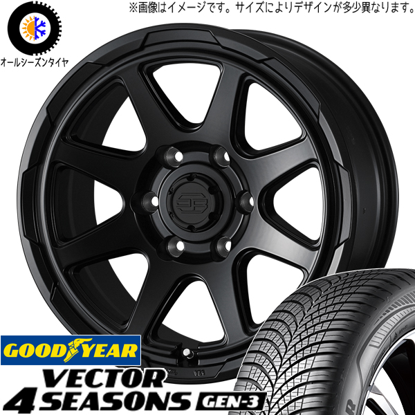 オーリス 225/45R17 グッドイヤー ベクター GEN3 スタットベルク 17インチ 7.0J +38 5H114.3P オールシーズンタイヤ ホイール 4本SET :berge sb 177040 vegen3 22545:TireShop All Terrain