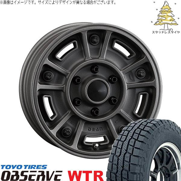 OBSERVE - 御機嫌はやりっ児専用 215/65R16 スタッドレス | オブザーブ W/T-R \u0026 ディーン BJメキシカン 16in 6穴139.7 タイヤ、ホイール-車、バイク、自転車-冬タイヤ、ホイールセット