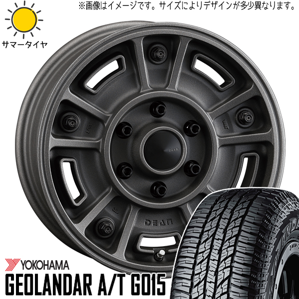 ハイエース 215/65R16 ヨコハマタイヤ ジオランダー A/T G015 DEAN BJ MEXICAN 16インチ 6.5J +38 6H139.7P サマータイヤ ホイール 4本SET :bjmex sb 166538 g015 21565:TireShop All Terrain