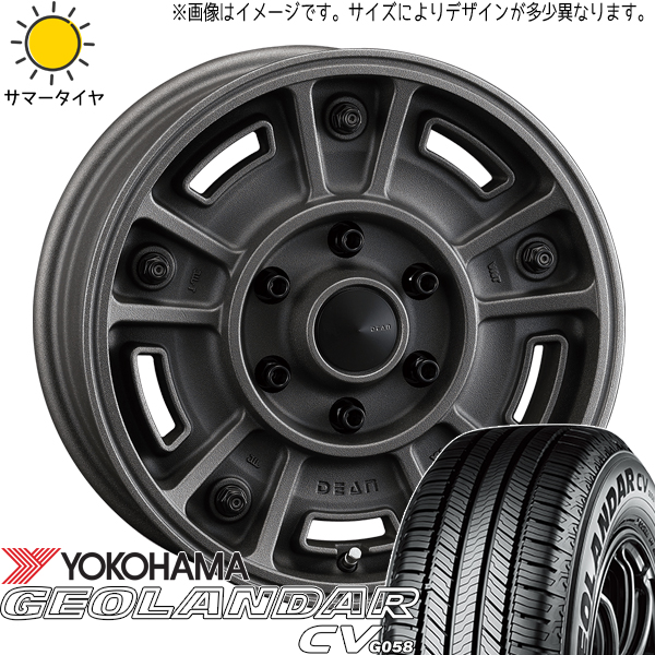 ハイエース 215/65R16 ヨコハマタイヤ ジオランダー CV G058 DEAN BJ MEXICAN 16インチ 6.5J +38 6H139.7P サマータイヤ ホイール 4本SET :bjmex sb 166538 g058 21565:TireShop All Terrain