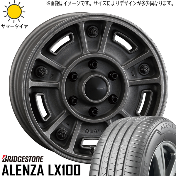 ハイエース 215/70R16 ブリヂストン アレンザ LX100 DEAN BJ MEXICAN 16インチ 6.5J +38 6H139.7P サマータイヤ ホイール 4本SET :bjmex sb 166538 lx100 21570:TireShop All Terrain