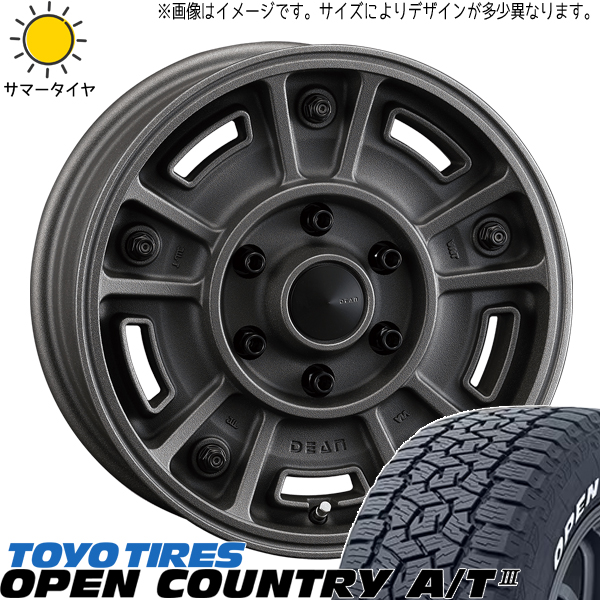 ハイエース 215/70R16 TOYO オープンカントリー A/T3 DEAN BJ MEXICAN 16インチ 6.5J +38 6H139.7P サマータイヤ ホイール 4本SET :bjmex sb 166538 opat3 21570:TireShop All Terrain