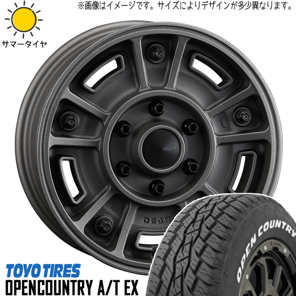 ハイエース 215/70R16 TOYO オープンカントリー A/Tex DEAN BJ MEXICAN 16インチ 6.5J +38 6H139.7P サマータイヤ ホイール 4本SET :bjmex sb 166538 atex 21570:TireShop All Terrain