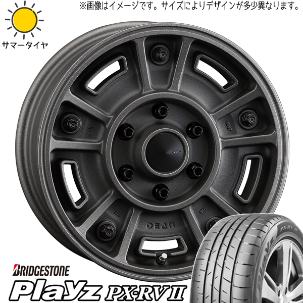 ハイエース 215/65R16 ブリヂストン プレイズ PX RV2 DEAN BJ MEXICAN 16インチ 6.5J +38 6H139.7P サマータイヤ ホイール 4本SET :bjmex sb 166538 pxrv2 21565:TireShop All Terrain