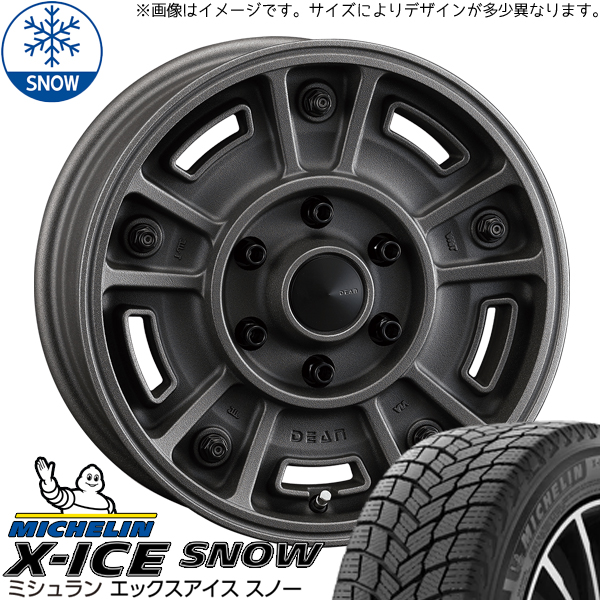 ハイエース 215/65R16 ミシュラン X ICE SNOW DEAN BJ MEXICAN 16インチ 6.5J +38 6H139.7P スタッドレスタイヤ ホイール 4本SET :bjmex sb 166538 snow 21565:TireShop All Terrain