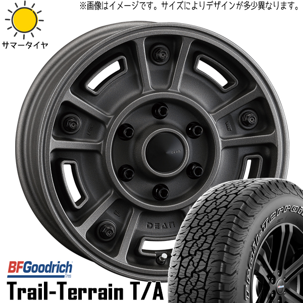 ハイエース 215/65R16 BFグッドリッチ トレイルテレーン DEAN BJ MEXICAN 16インチ 6.5J +38 6H139.7P サマータイヤ ホイール 4本SET :bjmex sb 166538 trail 21565:TireShop All Terrain