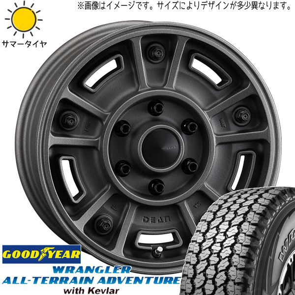 スズキ ジムニー 225/70R16 グッドイヤー ラングラー Kevlar DEAN BJ MEXICAN 16インチ 5.5J +20 5H139.7P サマータイヤ ホイール 4本SET :bjmex sb 165522 wrklr 22570:TireShop All Terrain