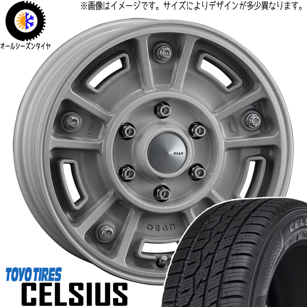 ハイエース 215/65R16 トーヨータイヤ セルシアス DEAN BJ MEXICAN 16インチ 6.5J +38 6H139.7P オールシーズンタイヤ ホイール 4本SET :bjmex gr 166538 cel 21565:TireShop All Terrain