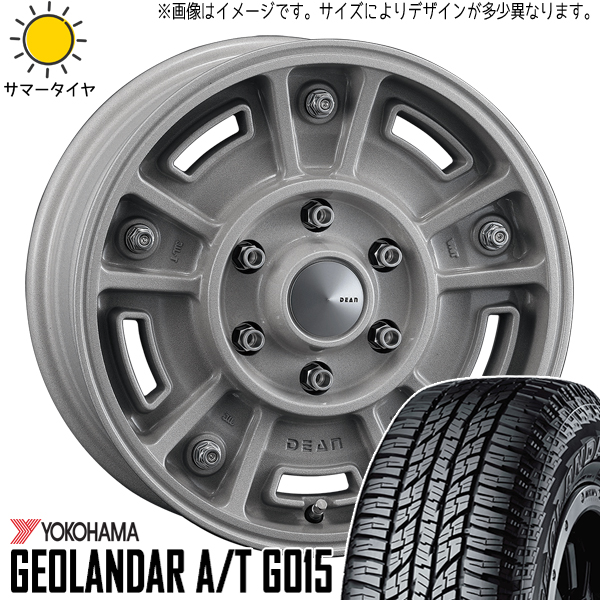 ハイエース 215/65R16 ヨコハマタイヤ ジオランダー A/T G015 DEAN BJ MEXICAN 16インチ 6.5J +38 6H139.7P サマータイヤ ホイール 4本SET :bjmex gr 166538 g015 21565:TireShop All Terrain