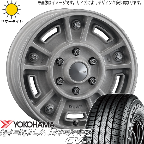 ハイエース 215/65R16 ヨコハマタイヤ ジオランダー CV G058 DEAN BJ MEXICAN 16インチ 6.5J +38 6H139.7P サマータイヤ ホイール 4本SET :bjmex gr 166538 g058 21565:TireShop All Terrain