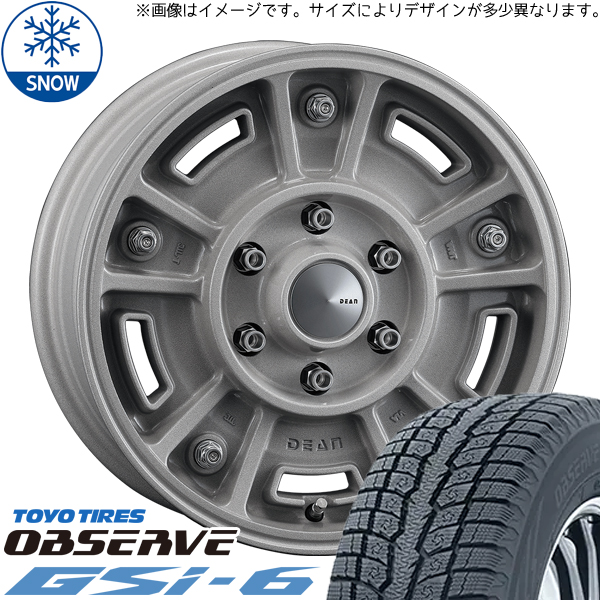 スズキ ジムニーシエラ 225/70R16 TOYO オブザーブ GSI6 DEAN BJ MEXICAN 16インチ 6.0J 5 5H139.7P スタッドレスタイヤ ホイール 4本SET :bjmex gr 1660 5 gsi6 22570:TireShop All Terrain