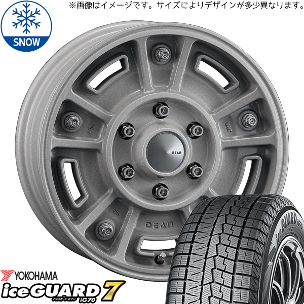 ハイエース 215/65R16 ヨコハマタイヤ アイスガード7 DEAN BJ MEXICAN 16インチ 6.5J +38 6H139.7P スタッドレスタイヤ ホイール 4本SET :bjmex gr 166538 ig70 21565:TireShop All Terrain