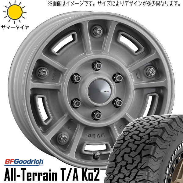 スズキ ジムニーシエラ 215/70R16 BFグッドリッチ KO2 DEAN BJ MEXICAN 16インチ 6.0J 5 5H139.7P サマータイヤ ホイール 4本SET :bjmex gr 1660 5 ko2 21570:TireShop All Terrain