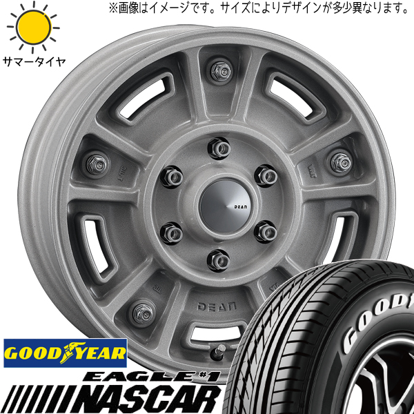 ハイエース 215/65R16 109/107 グッドイヤー ナスカー DEAN BJ MEXICAN 16インチ 6.5J +38 6H139.7P サマータイヤ ホイール 4本SET :bjmex gr 166538 nascar 2156516:TireShop All Terrain