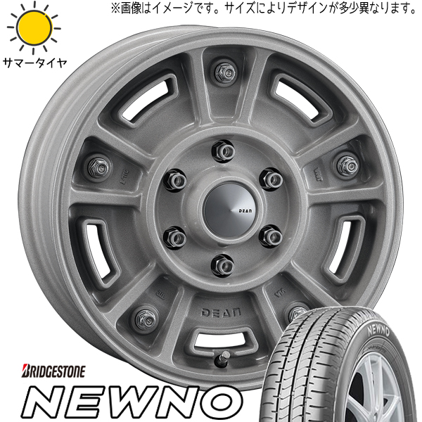 ハイエース 215/65R16 ブリヂストン ニューノ DEAN BJ MEXICAN 16インチ 6.5J +38 6H139.7P サマータイヤ ホイール 4本SET :bjmex gr 166538 newno 21565:TireShop All Terrain