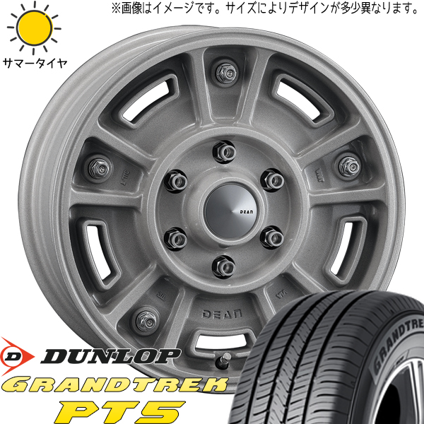 ハイエース 215/65R16 ダンロップ グラントレック PT5 DEAN BJ MEXICAN 16インチ 6.5J +38 6H139.7P サマータイヤ ホイール 4本SET :bjmex gr 166538 pt5 21565:TireShop All Terrain