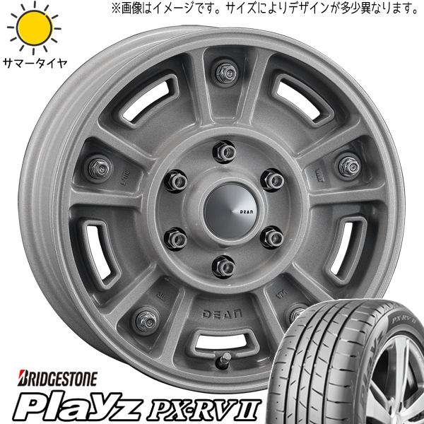 ハイエース 215/65R16 ブリヂストン プレイズ PX RV2 DEAN BJ MEXICAN 16インチ 6.5J +38 6H139.7P サマータイヤ ホイール 4本SET :bjmex gr 166538 pxrv2 21565:TireShop All Terrain