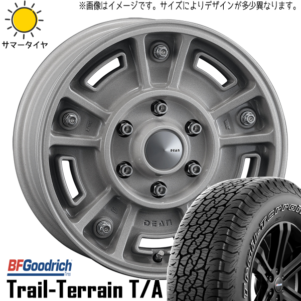 ハイエース 215/65R16 BFグッドリッチ トレイルテレーン DEAN BJ MEXICAN 16インチ 6.5J +38 6H139.7P サマータイヤ ホイール 4本SET :bjmex gr 166538 trail 21565:TireShop All Terrain