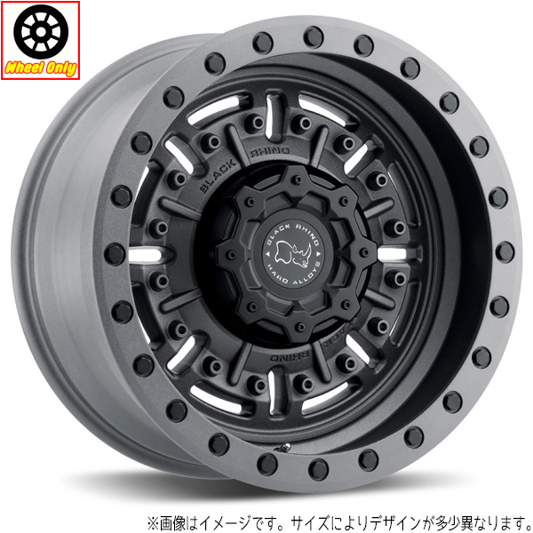 新品 お取り寄せ アルミホイール 4本 17インチ ブラックライノ ABRAMS Textured Matte Gunmetal 17x8.5 ±0 6H139.7P :brw 1785ABR006140G12:TireShop All Terrain