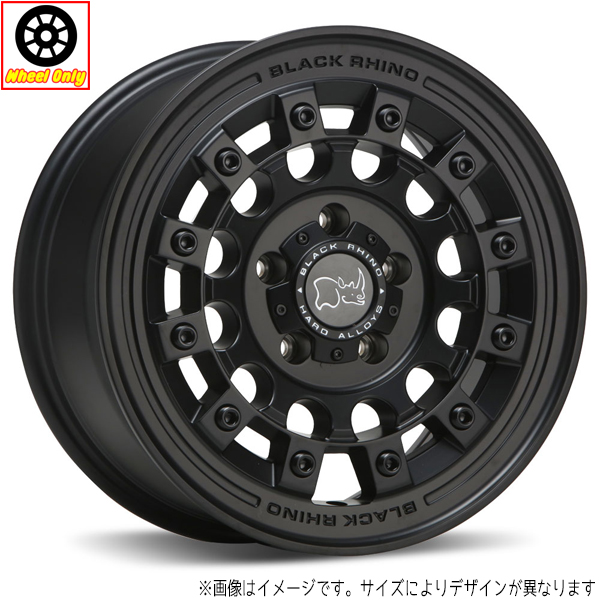 新品 お取り寄せ アルミホイール 4本 17インチ ブラックライノ FUJI MATTE BLACK 17X8 +38 5H127P :brw BR004MX17805038:TireShop All Terrain