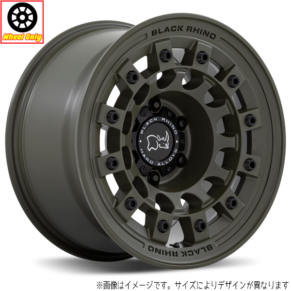 新品 お取り寄せ アルミホイール 4本 17インチ ブラックライノ FUJI OLIVE DRAB GREEN 17X8 +38 5H127P :brw BR004EX17805038:TireShop All Terrain