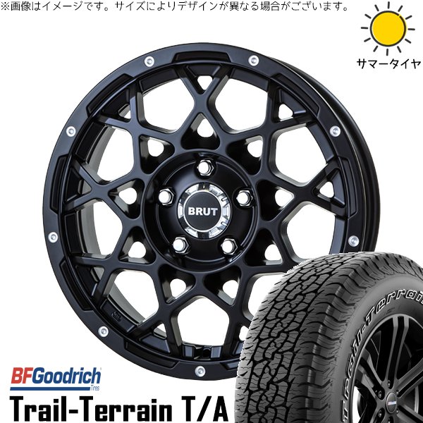 BFグッドリッチ - トライトン 285/60R18 車輪仕掛ける | トレイルテレーン \u0026 ブルート BR-55 18in 6穴139.7 車、バイク、自転車-タイヤ、ホイール