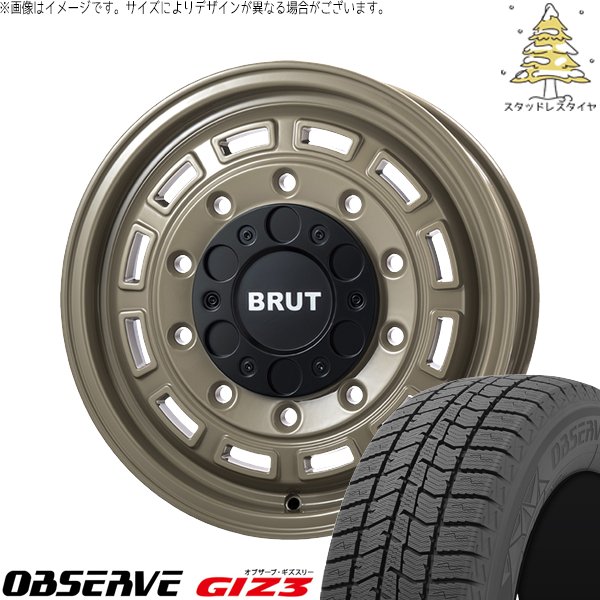 ハイエース専用 215/65R16 スタッドレス | オブザーブ GIZ3 \u0026 ブルート BR-70 16インチ 6穴139.7
