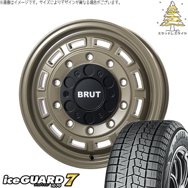 アイスガード 7 - 御機嫌はやりっ児専用 215/65R16 スタッドレス | アイスガードセブン IG70 \u0026 ブルート BR-70 16in 6穴139.7 自動車-冬タイヤ、ホイールセット-タイヤ、ホイール